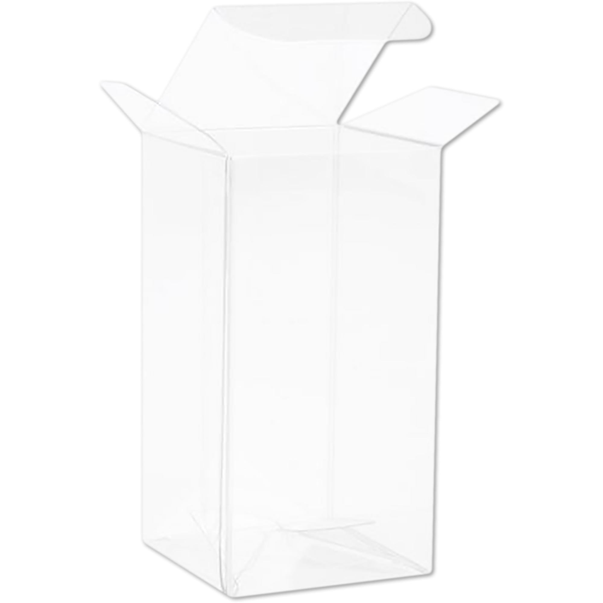 JAM Paper Clear Pop & Lock Top Boxes